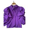 Summer Stylish Puff Sleeves Slim Looking Niche Shirt