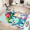 Pokémon Bulbasaur Printed Absorbent Washable Carpet, Non-Slip Bathroom Mats, Kitchen Rugs, Yoga Mat,Living Room Entrance, Camping Picnic Rugs