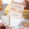 40 Sheets/Bag Cute Capybara Pull Tab Notes For DIY Scrapbooking, Meeting Memo, Schedule Reminder, File Management, Study Office