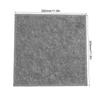 6Pcs SoundAbsorbing Board Acoustic Polyester   Soundproof  proof Silencer Panels(Gray )