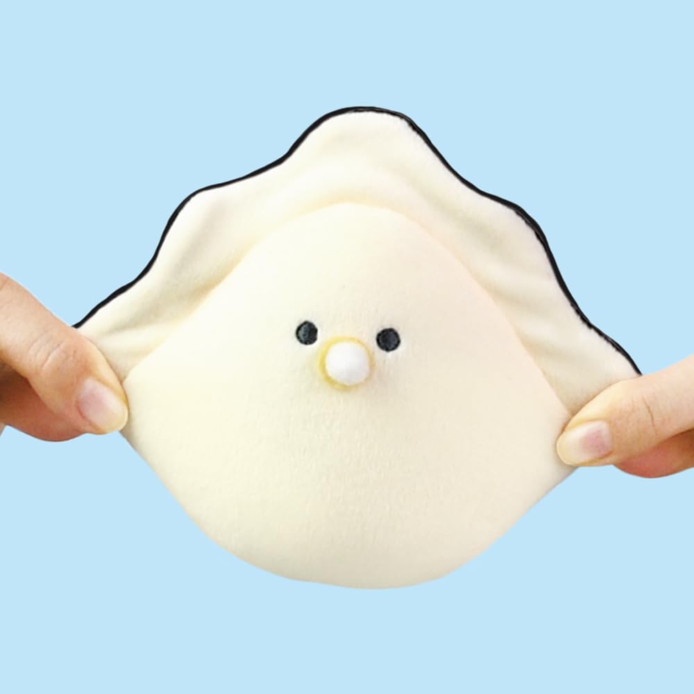 Sea Oyster Babuchans Sea Scallop Plush Toy Mascot Keychain 7cm 12cm 50cm Round-eyed Oyster, Clam, 32.5cm (Scallop (12cm))