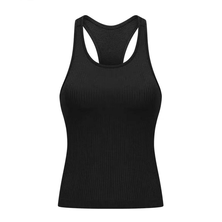 Ebb Women's Racerback Yoga Tank Top with Chest Pads