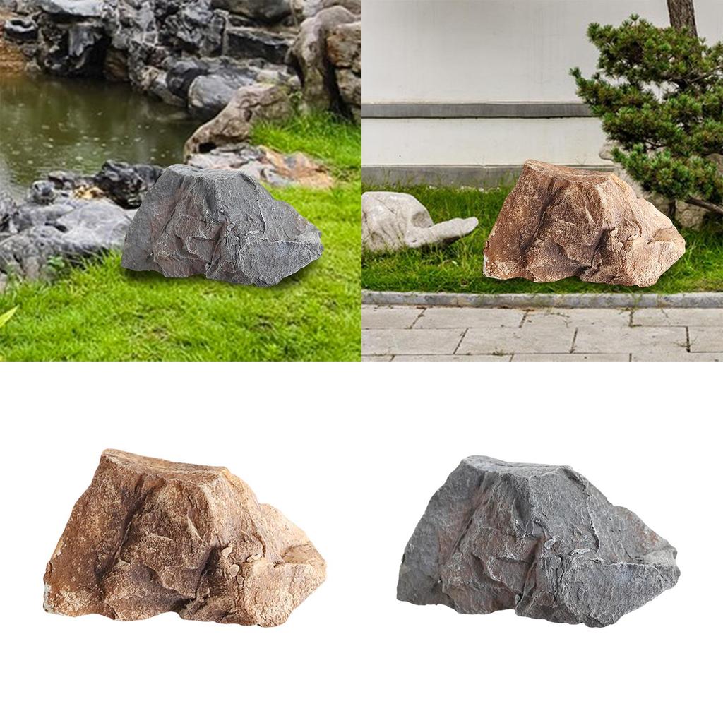 Artificial Rock Ornament Realistic for Decor Landscaping Community Courtyard