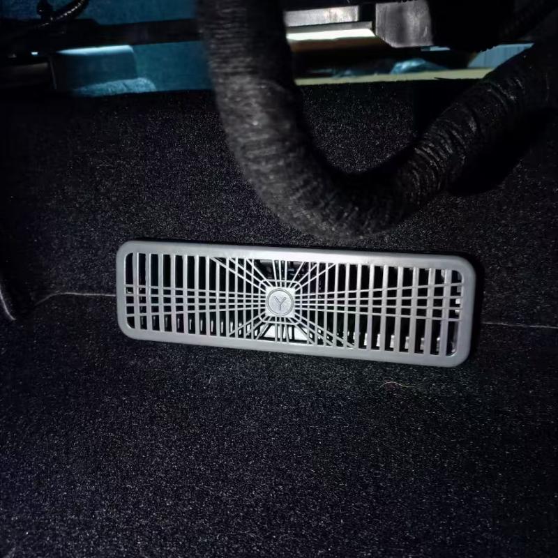 For Tesla Model Y Juniper 2025 Under Seat Rear Air Vent Protect Cover Anti-block Backseat Outlet Grille Protection Accessories