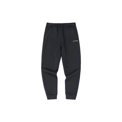 Solid Color Brand Logo Printed Elastic Sports Pants Men Bottoms Black 952247743-2