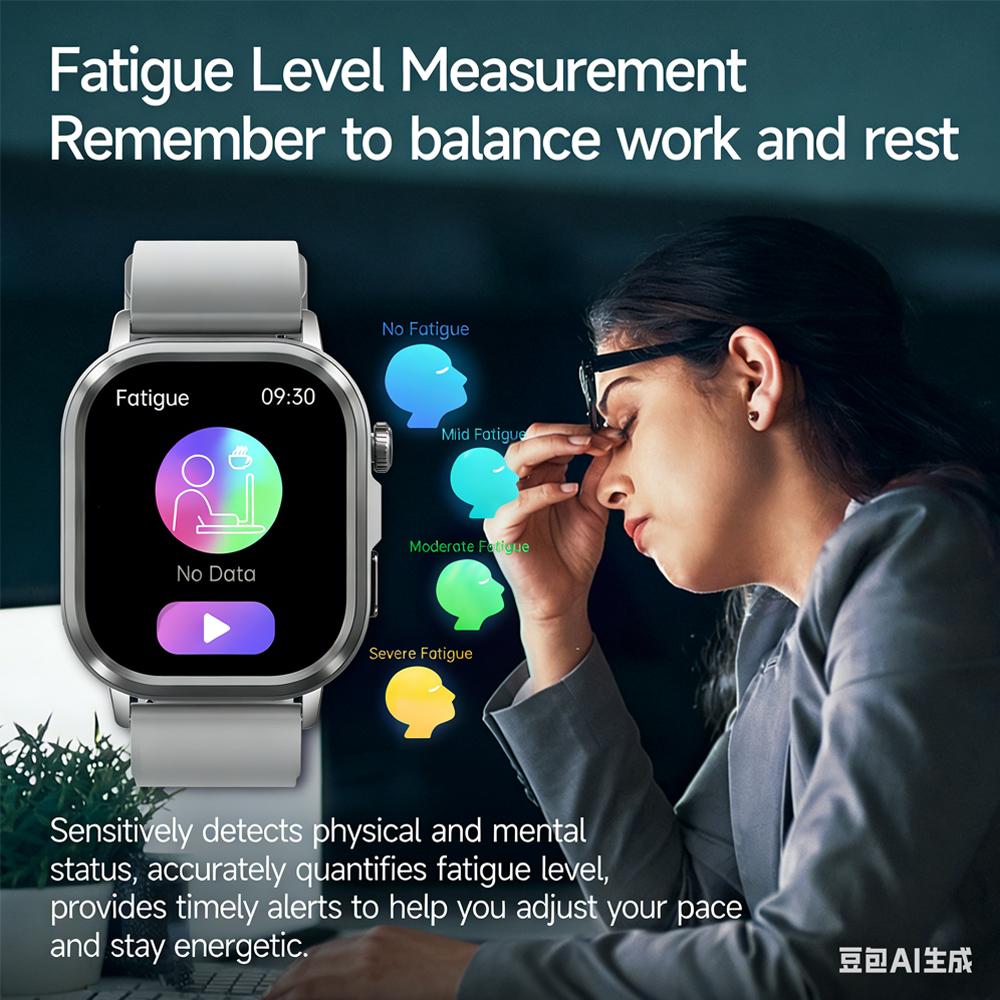SACOSDING 2026 New Health Tracker Smart Watch Women Body Fat BMI Micro Physical Examination Bluetooth Call Smartwatch Men