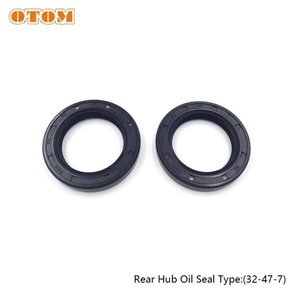 OTOM Motocross 6005 Rear Wheel Bearing Hub Oil Seal 32*47*8mm For SXF EXCF XC SMR TPI TE FE FS FX Off-Road Motorcycle Dirt Bike