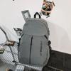 Minimalist Nylon Casual Backpack With Design For Students And Teens