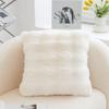 Business Gifts Souvenir PV Bubble Velvet Bedside Soft Bag Backrest Plush Square Cushion Leather Pillow
