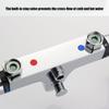 2 Handle Thermostatic Shower Valves Constant Temperature Hot Cold Water Mixer Valves Bath/Shower Valves Trim Enduring