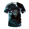 T-shirt Uomo Donna Anime Stampa 3D Streetwear Demon Slayer Kimetsu No Yaiba Harajuku Moda Tshirt Unisex Maglietta Top Abbigliamento