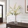 Small Branch Artificial Flower Branch Peach Blossom Wedding Photo Props  Home Decor