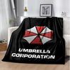 Umbrella Corp Flannel Blanket Soft Warm All-Season Throw, Design for Camping, Car Travel, Hiking Sofa, Bed, Office Perfect Gift for Parties
