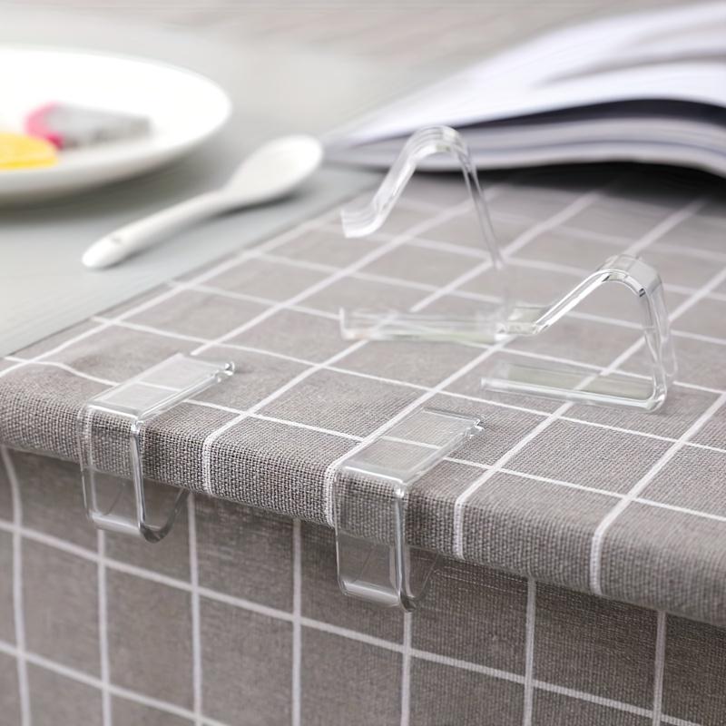 Transparent Tablecloth Clip, Tablecloth Clip, Picnic Table Cloth Clip, Tablecloth Non-slip and Anti-wrinkle Fixing Clip