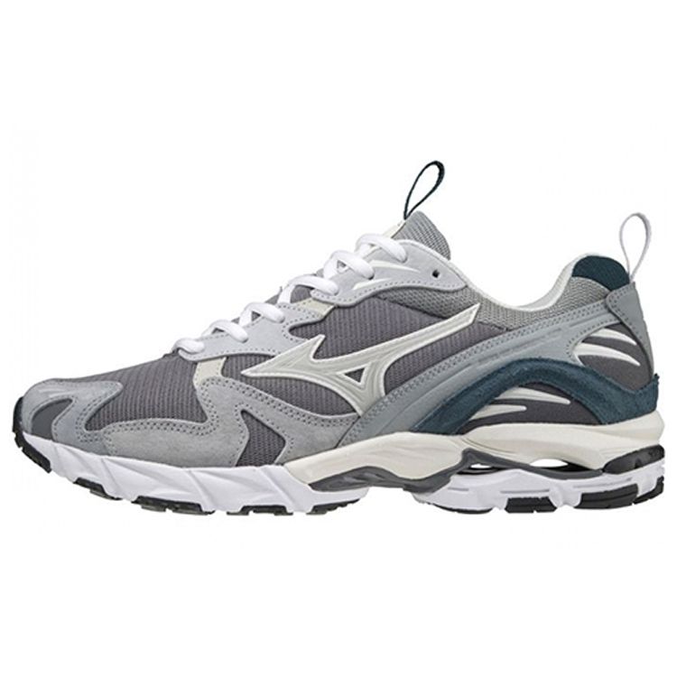 Mizuno Wave Rider 10 Premium Unisex Grey Blue D1GA222607 38