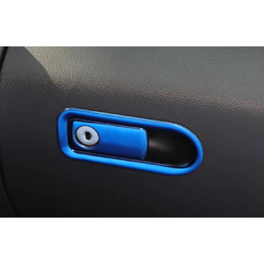 For Mercedes-Benz GLC 2016- Steel Blue Co-Pilot Storage Box Handle Bowl Trim