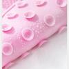 Multifunktionale Rutschfeste Badematte mit Fuß- und Rückenpeeling, Entfernung abgestorbener Haut und Großen Saugnäpfen  rosa