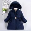 Kids' Fashion Fleece-Lined Thickened Hooded Oversized Sweatshirt Warm Casual Jacket For Fall/Winter
