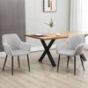 Dining Chair Set, Comfortable, 54x57x80 Cm, Light Grey