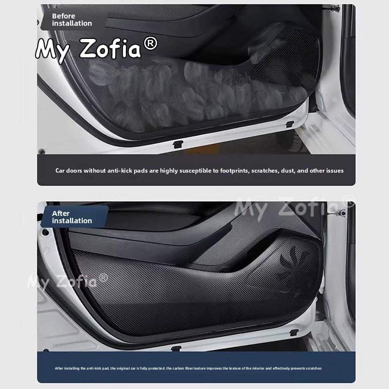 For CHANGAN UNI-S Changan CS55 Plus Gen 4 2026 Car Door Anti-Kick Plate Anti-Dirty Protective Cover Auto Interior Accessories