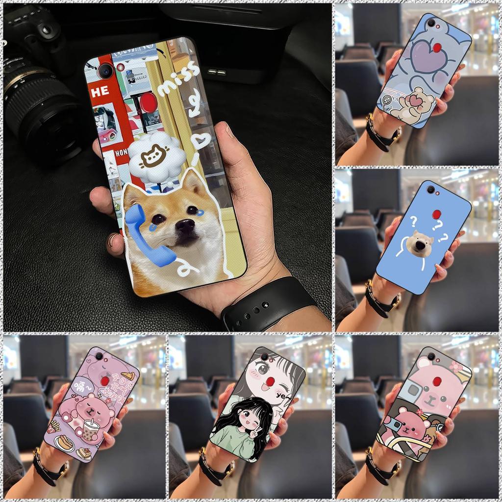 Silicone Cute Phone Case For OPPO F7 Waterproof Fashion Design Full wrap Protective Couple Dirt-resistant Anti-dust TPU