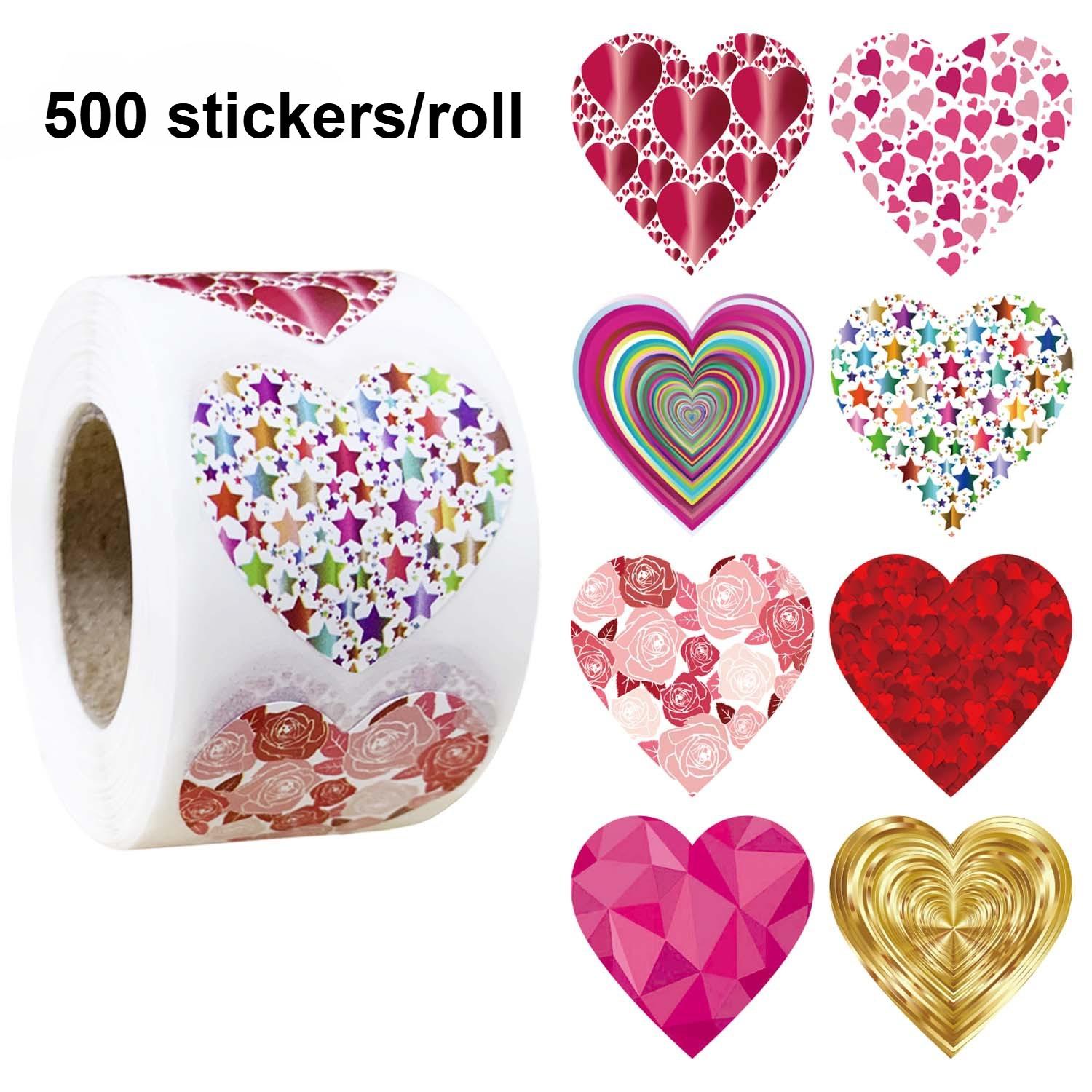 

500 шт. Наклеек с надписью Любовь , 8 уникальных дизайнов, Свадебные этикетки, Украшения для конвертов, Пасхальные подарки ПВХ Водонепроницаемые Самоклеящиеся наклейки one size fits all