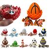 Ball Dragon Collectible 3D Printed Egg Ornament Toy with Figurine Inside Sports Inspired Fidget Toy Stress Relief Statue for Kids Adults Home Office