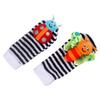 Baby Animal Rattle Wristband Socks