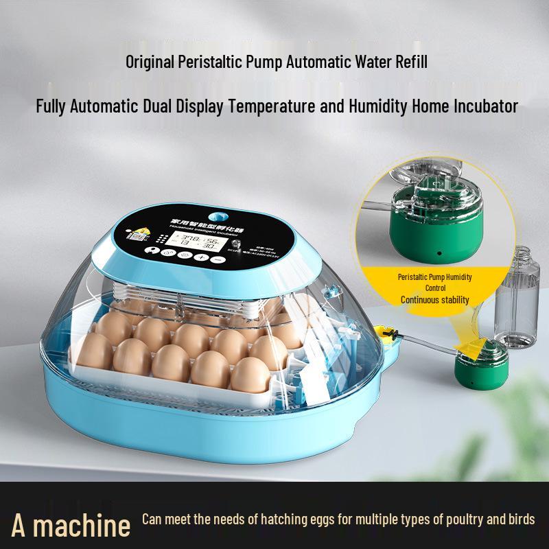 Smart Egg Incubator for Small Households - Ideal for Chicken, Duck, Goose, Pigeon, and Quail Eggs.