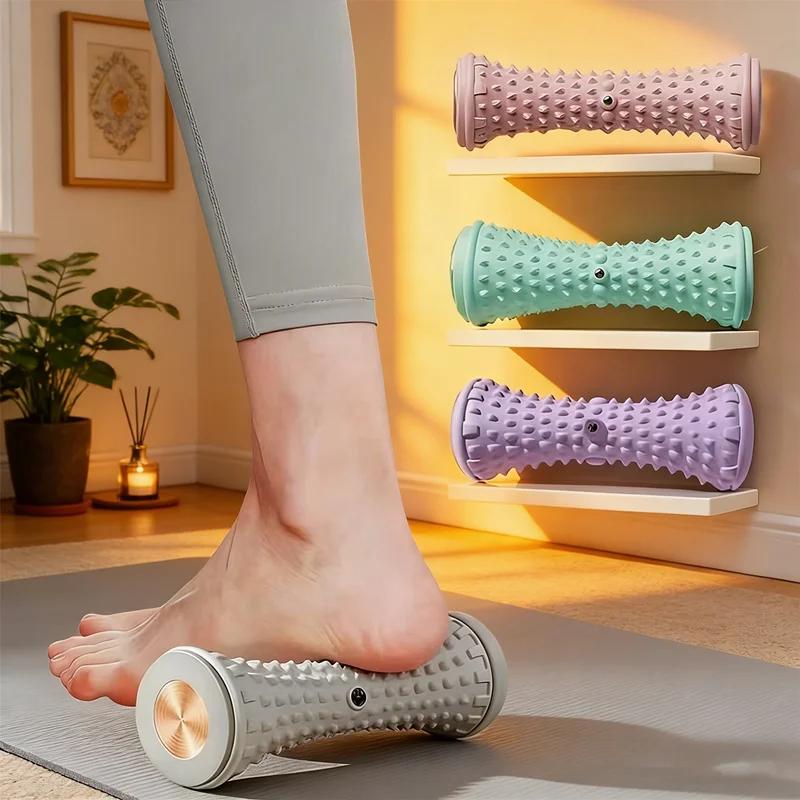 Foot Massager Massage Roller Yoga Massage Ball Plantar Fascia Roller Muscle Relaxation Care Plastic Manual Foot Massager Rollers