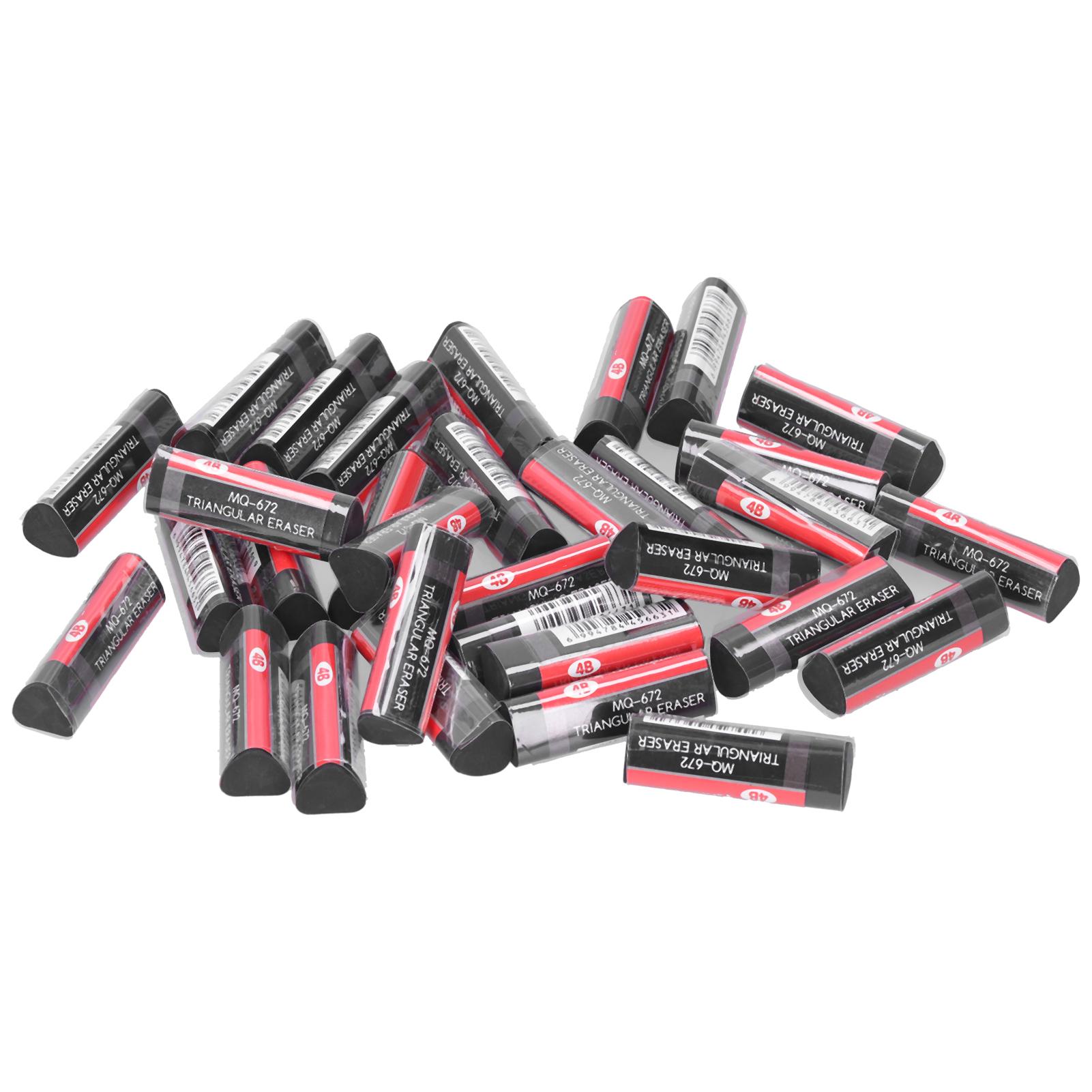 

32Pcs Drawing Erasers 4B Sketch Triangular Art Students Artist Kids Children Painting Supplies