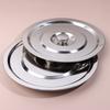 1Pc 28/30/32Cm Silver Round Pot Lid Kitchen Thicken Stainless Steel Saucepan Cover Replacement Universal Kitchen Food Lid