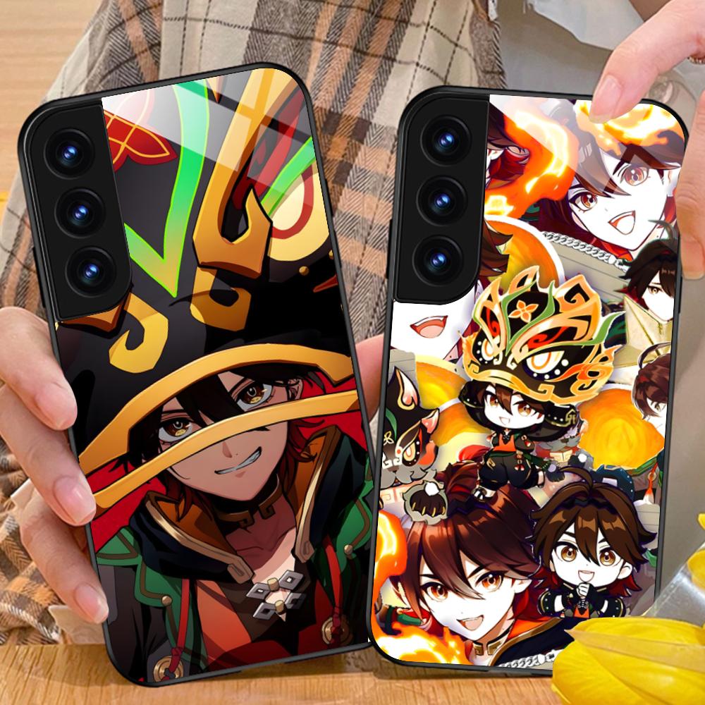 Game GI Gaming Mobile Phone Case for Samsung Galaxy S26 S25 S24 S23 S22 S21 S20 Note20 Plus FE Ultra Glass Colorful Cover Cover