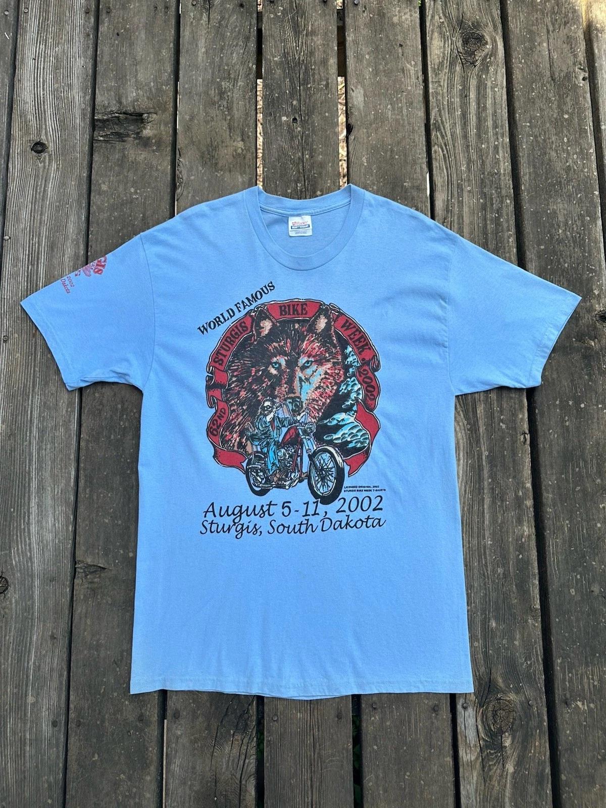 Винтажная футболка Sturgis Rally Мужская L Harley Davidson 2002 S