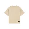 WE11DONE FW22 Letter Logo Print Round Neck T-Shirt Unisex Tops Khaki WD-TT3-22-851-U-BG