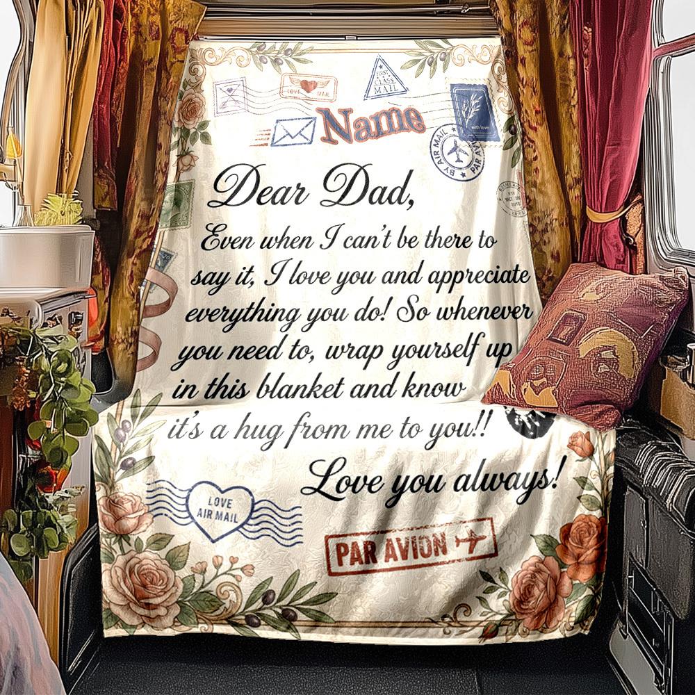 Love Letter To Daughter Customize Your Name Blanket With Warmth Comfort And Softness It'S Perfect For Home Use A Nap Blanket An Office Sofa Blanket A