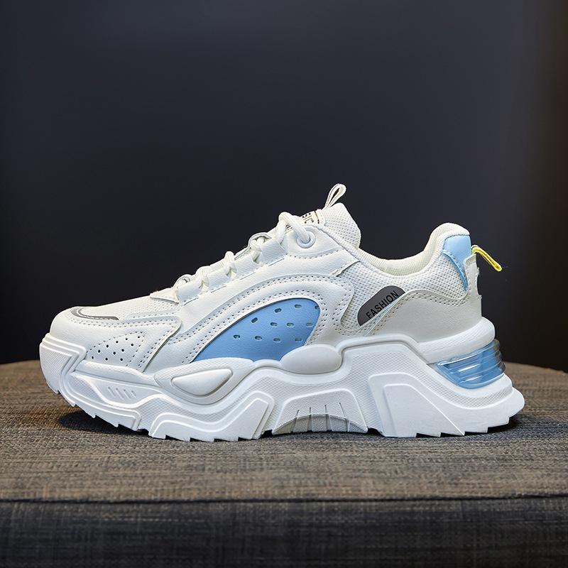 

Женские модные спортивные кроссовки для бега 2024 года, весна и лето, новые повседневные удобные сетчатые дышащие нескользящие кроссовки для женщин 40 белый