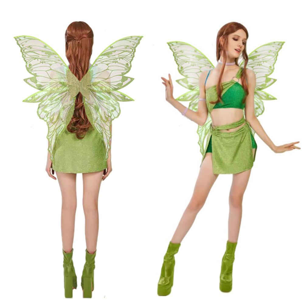 Fantasy Lightweight Fairy Wings Colorful Sparkling Sparkling Angel Wings Durable Costume Wings for Women Girls