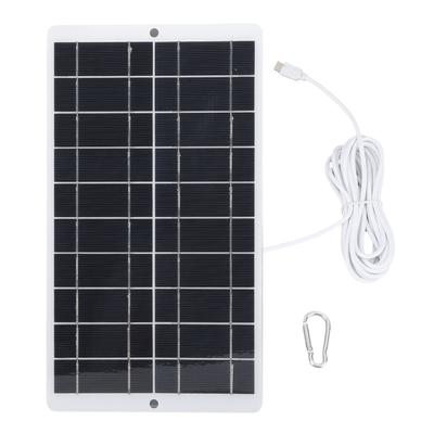 8W 5V Portable Solar Panel Low Power Consumption Type C Output Solar Charger for Camera Street Light Phone