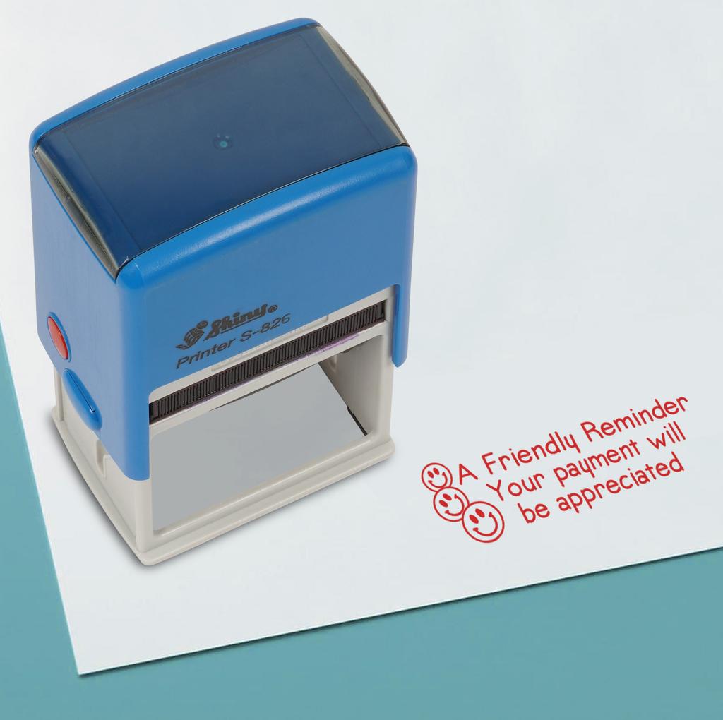 Printtoo Your Payment Will Be Appreciated Self Inking Rubber Stamp Pre,Inked Office Stamp, Home Office Business Stationery, 41 X 24 Mm,