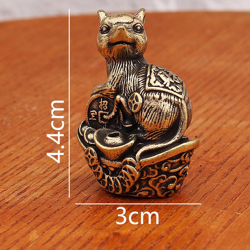 

Латунная подставка для благовоний в виде дракона зодиака