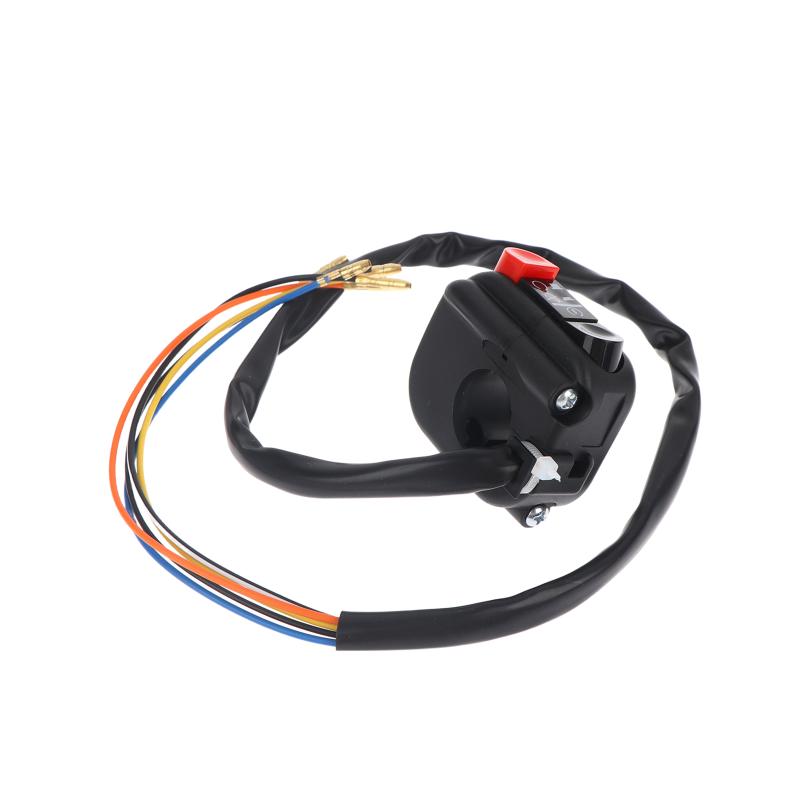 Motorcycle Switch Handlebar Mount Start Stop Kill On Off Button Side Switch 12V For Atv Motorcycles Scooters