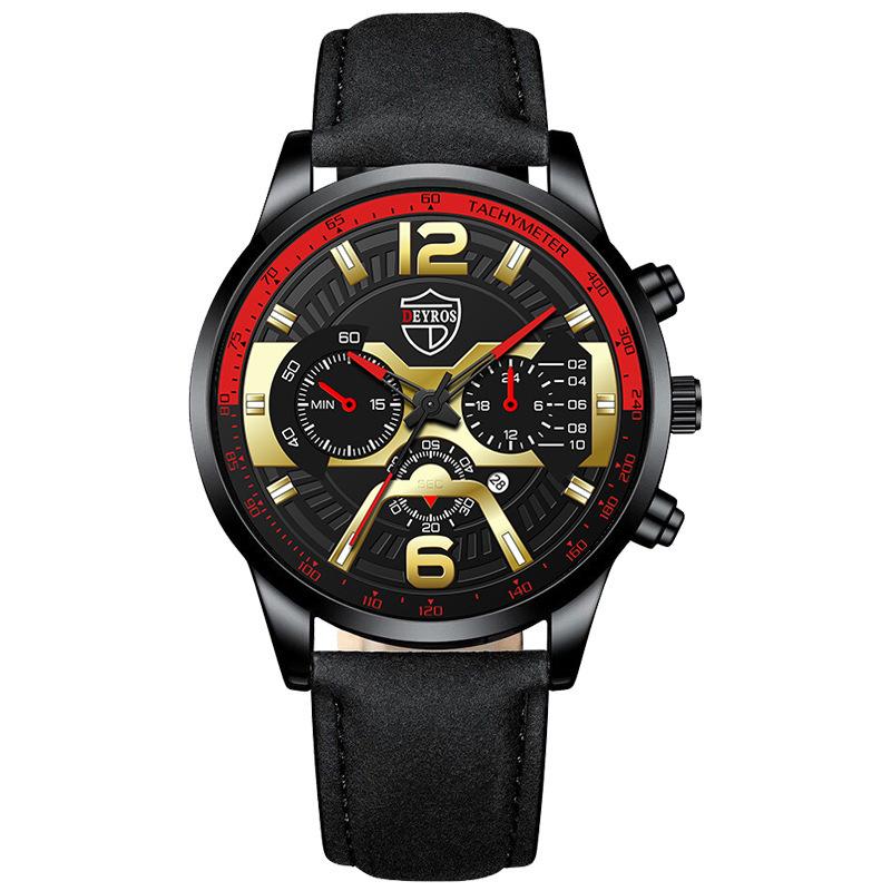 Fashion Men'S Stainless Steel Strap Men'S Watch Student Calendar Electronic Quartz Watch