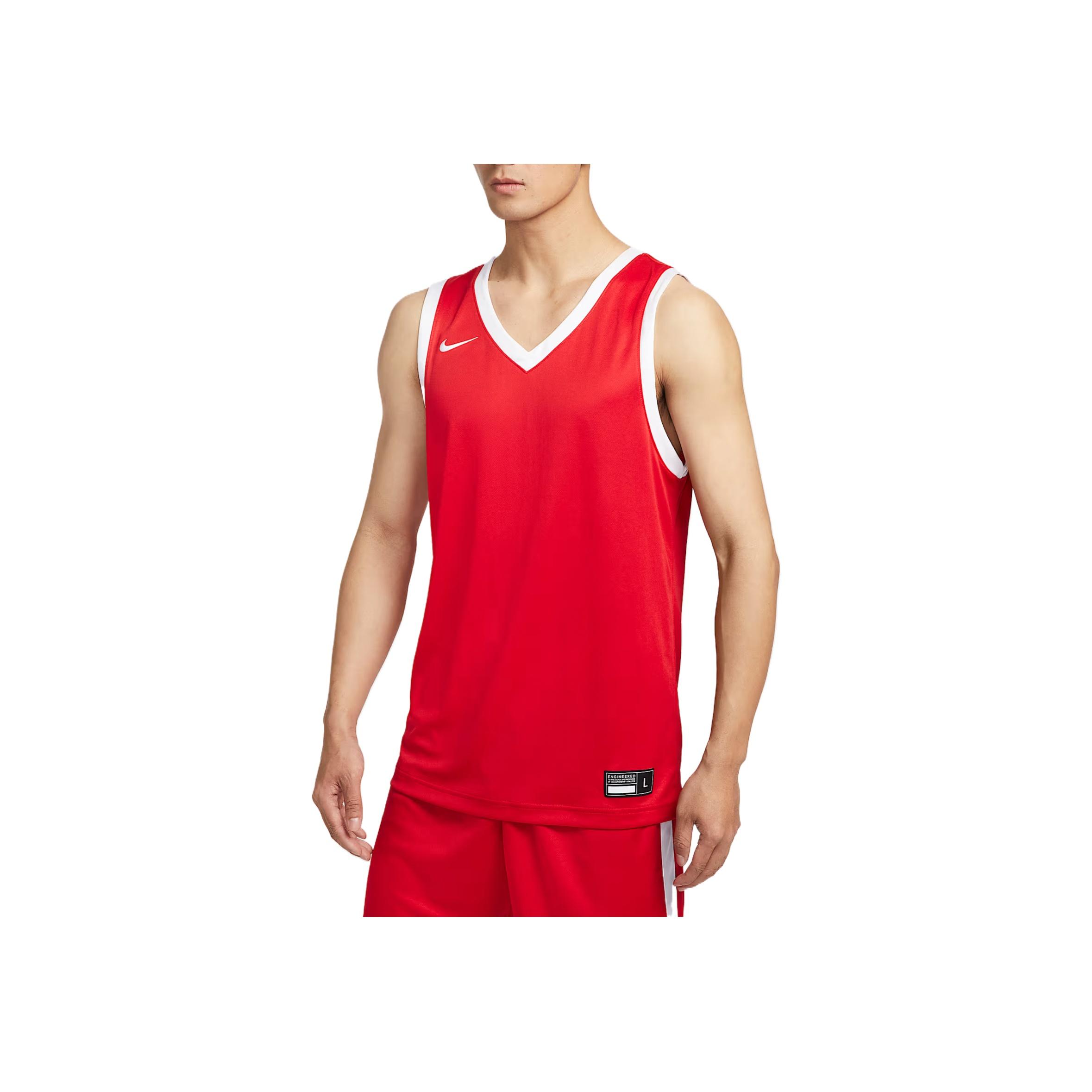 

Nike Dri-Fit Stock Crossover Fashion Comfortable Trendy Minimalist Sports Style Solid Color Quick-Dry Fabric Basketball Vest Men vest IB8638-657 5XL