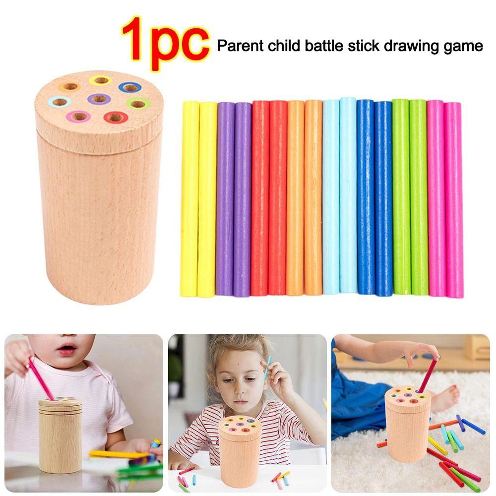 Shape Matching Montessori Toys Teaching Aid Wooden Learning Toys Color Sorting Toys  Toddlers
