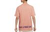 Nike Drop Shoulder Sleeve T-Shirt Men's Rock Pink DM6334-693