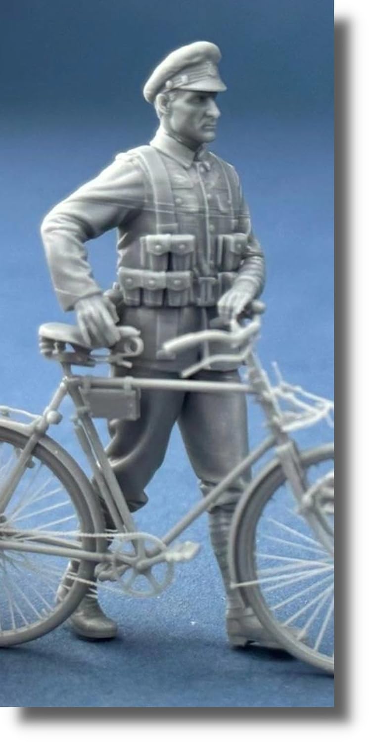 

Copperstate Models 1/32 Scale WWI British Bicycle Rider II 3D Printer Kit COPF32074 (People)