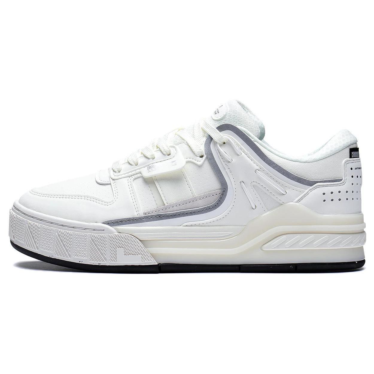 

Li Ning Morning Glow Morning Glow Thermal Height Increasing Low top Skateboard Shoes Men s White Gray AGCS353-2 44