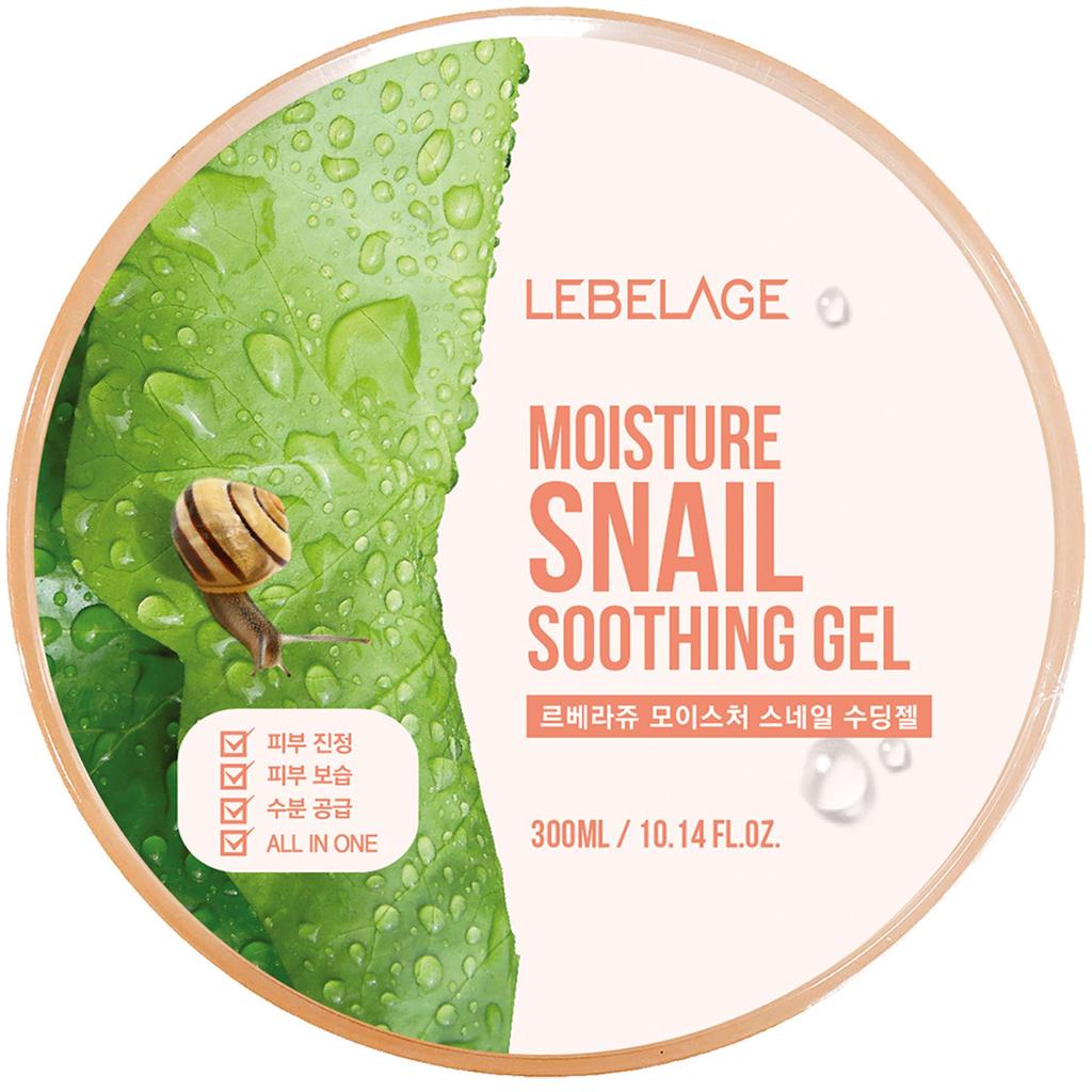 Lebelage Moisture Snail Soothing Gel Hydrating Refreshing Glow 300ml