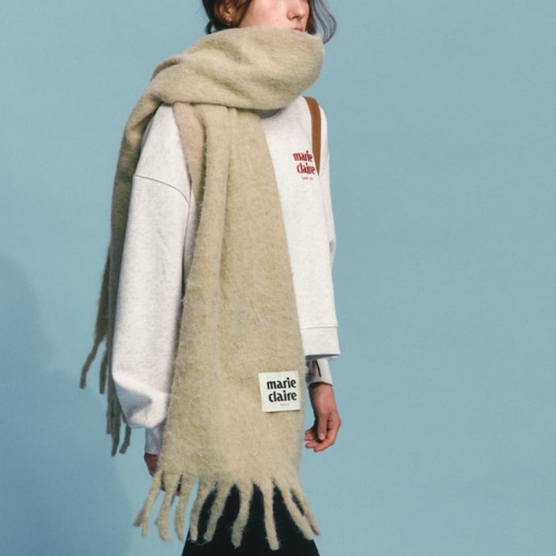 

Marieclaire Soft Solid Big Wool Muffler (MAEDSC07MGN) GN(Green)_FF(FREE)